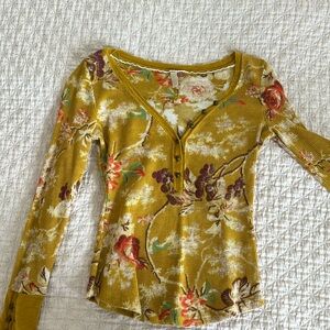Pilcro thermal shirt from Anthropologie
